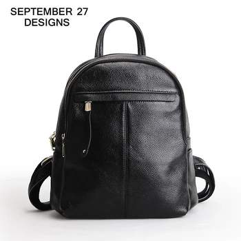 

New Fashion Women Backpacks 100%Real Cowhide Leather High Quality Student Youth Schoolbag Girl Teenager Travel Backpack Lady Bag
