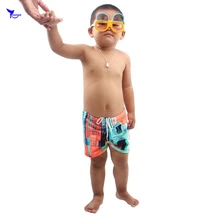 Коллекция года, летние быстросохнущие шорты для плавания для маленьких мальчиков одежда для купания пляжная одежда плавки, штаны шорты-боксеры с принтом купальный костюм