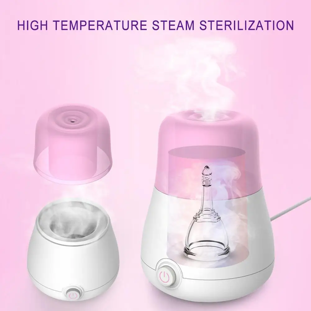 Портативный Менструальный стерилизатор чашки, ультрафиолетовая дезинфекция УФ свет физический Антибактериальный очиститель для красоты использовать паровой очистки