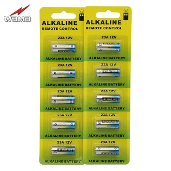

100pcs/ Wama 23A Batteries 12V Alarm-Remote Primary Dry Alkaline Battery 21/23 23GA A23 A-23 23A RV08 LRV08 E23A V23GA