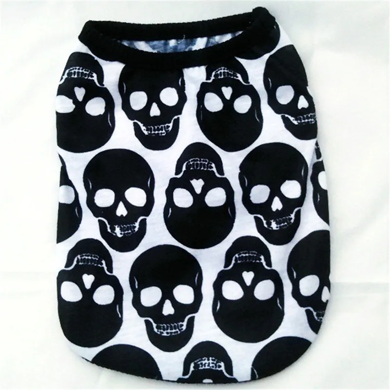 Skull Dog Clothes Autumn Winter Dog Clothes for Small Dog Pet Coat Jacket Outfit shih tzu Yorkies  Puppy Chihuahua Quilted Dog Clothing  10