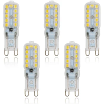 

5X High Quality Lighting G9 LED Lamp 3W Mini LED Bulb AC 220V SMD2835 Spotlight Chandelier Replace 30W 40W Halogen Lamps