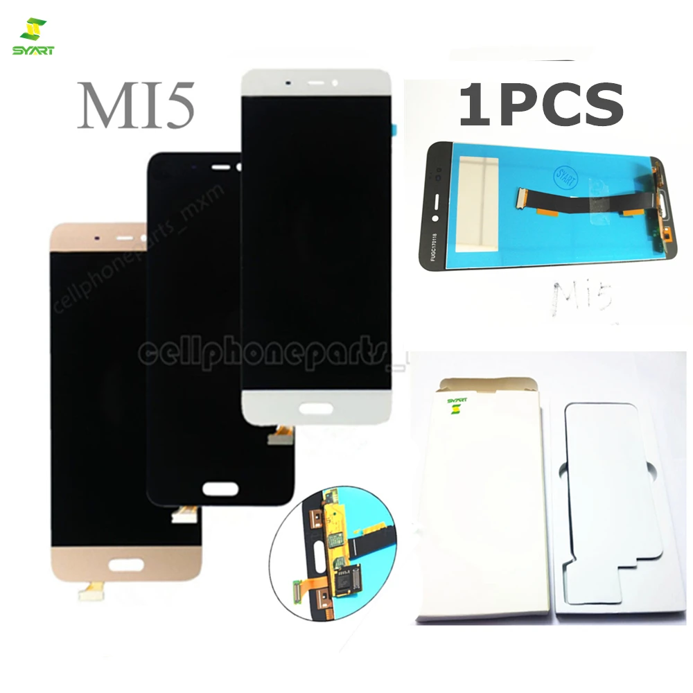 

For Xiaomi Mi 5 LCD Display + Frame Touch Screen Panel For Xiaomi Mi5 5.15 inch LCD Digitizer Display Replacement Repair Tested