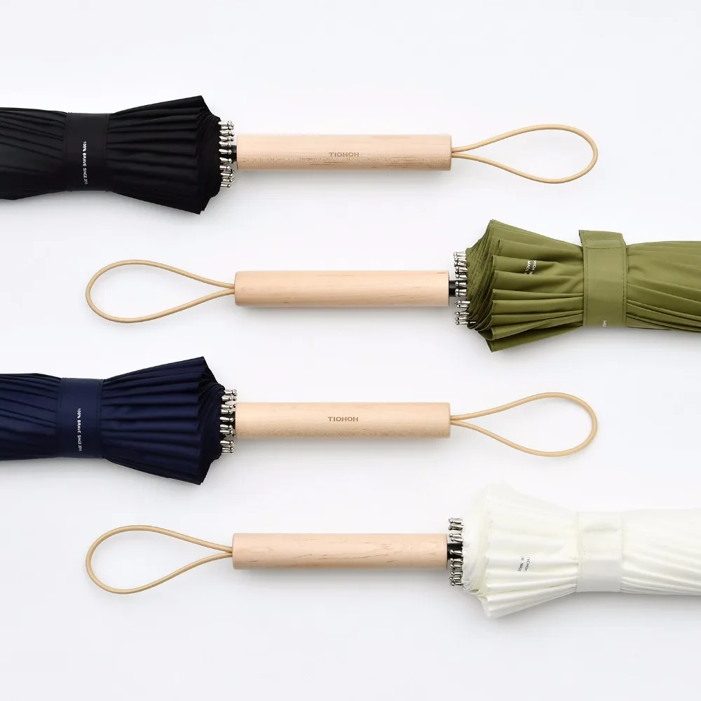 Tiohoh, 24 K, длинный зонт, мужской и женский, Одноцветный, высокое качество, длинная ручка, зонт, для улицы, для путешествий, Ветрозащитный зонтик