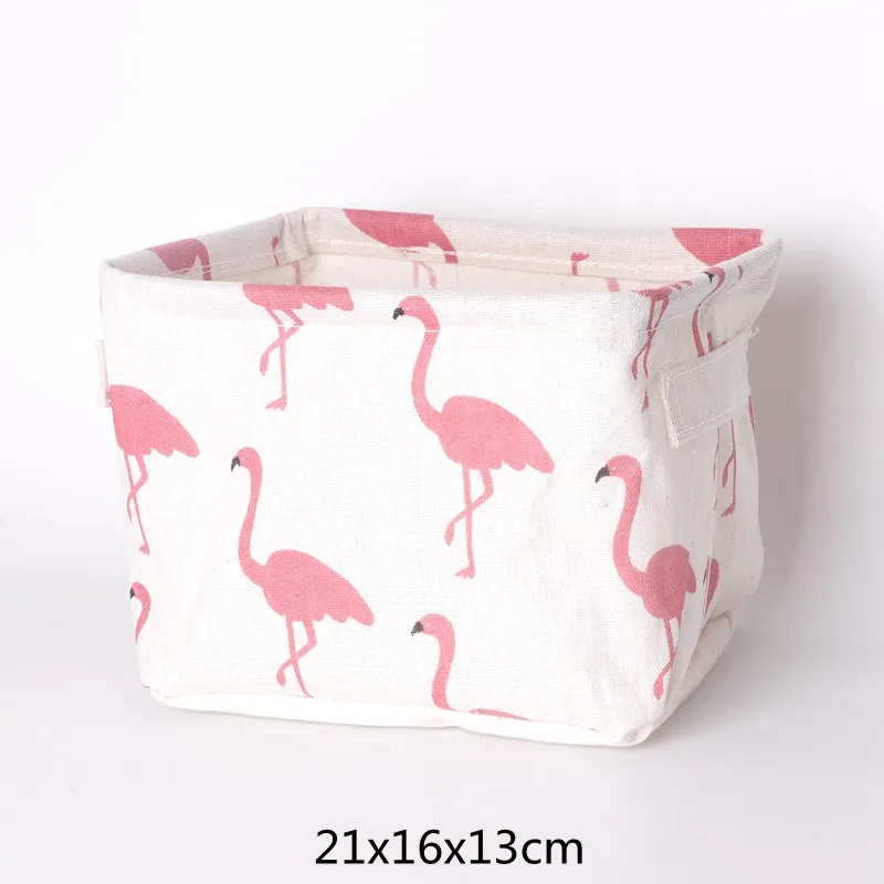 Корзина для пикника настольная коробка для хранения мелочей с принтом облака Водонепроницаемая Косметическая Книга канцелярский Органайзер мини сумка для хранения - Цвет: Flamingo pink