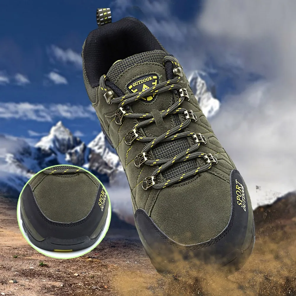 

Men high-top hiking shoes couple breathable waterproof cushioning non-slip sneakers sports shoes trekking climbing ladies shoes