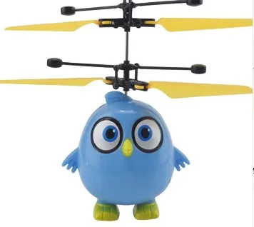 Мини RC беспилотник Летающий Вертолет Самолет rc инфракрасный индукционный