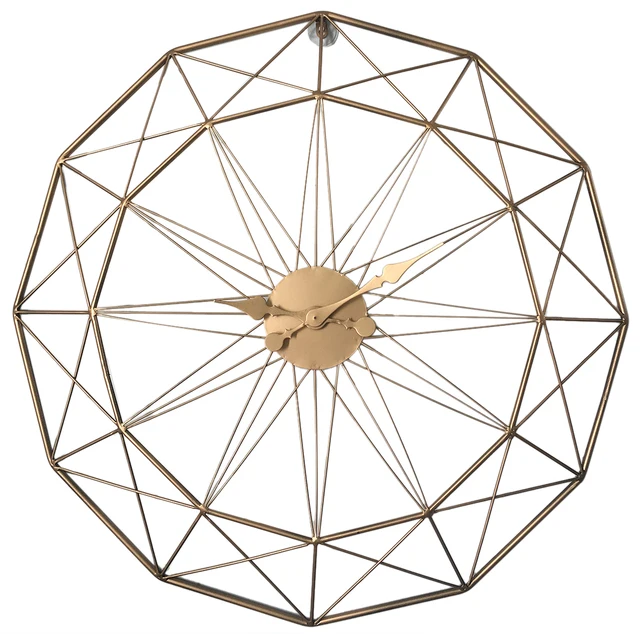 60cm Absolutely Silent Bedroom Decor Wall Clock Retro Iron Art Large Silent Wall Clocks For Home Decor Living Room 2019 new