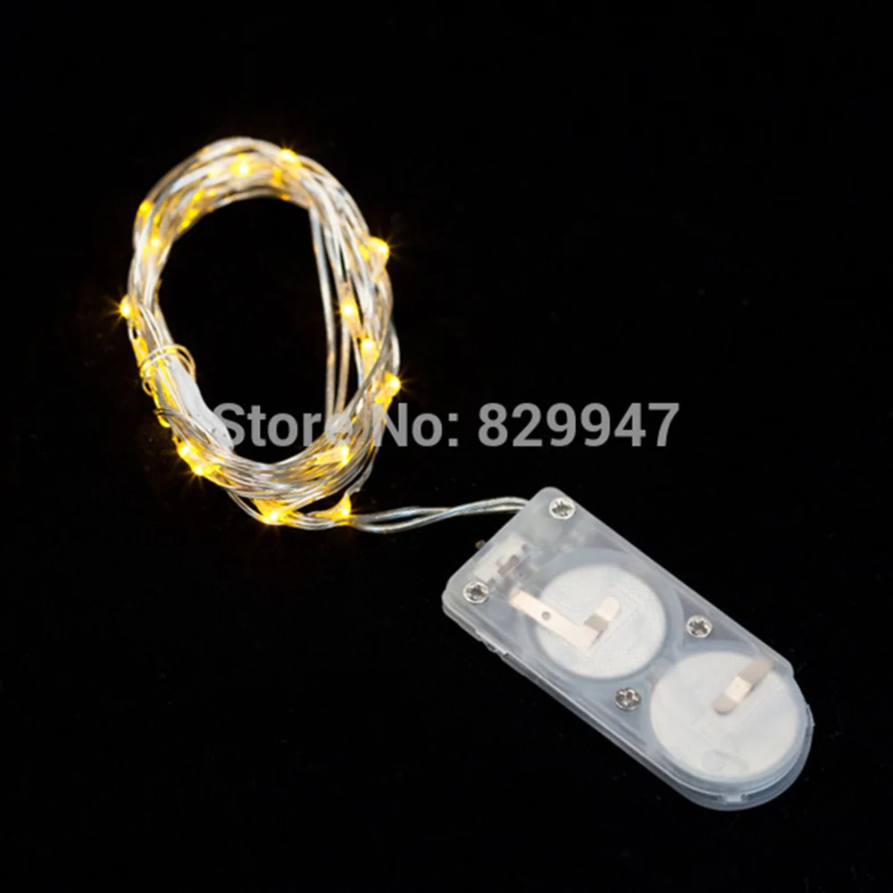 (20 PCS/LOT) Free Shipping_ Copper wire 20 LEDs micro string fairy