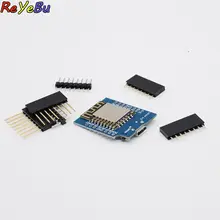 1Pce мини NodeMcu 4 м байт Lua Wi-Fi Интернет вещей макетная плата на основе ESP8266 от WeMos-D1 Mini