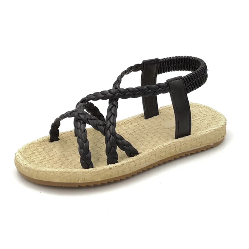 

Casual girls sandals flat kids sandals soft lightweight