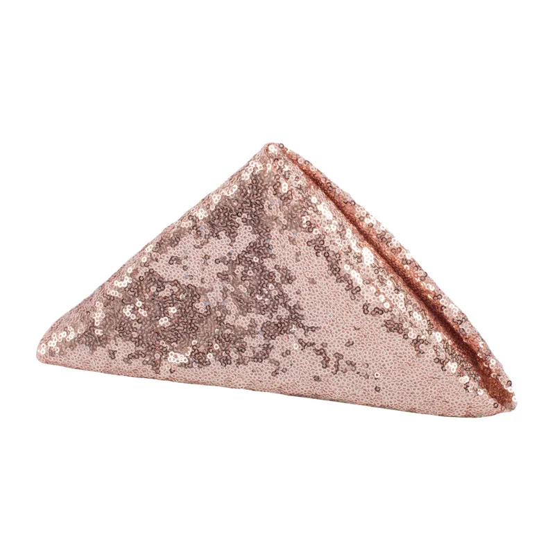 20"*20" rose gold glitz sequin table napkins/ napkins on the table/cloth napkins 100 pcs/lot