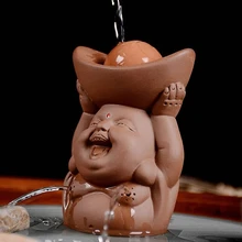 Розовый Майтрея Фиолетовый Глиняный чай питомец Исин Вкус Чай Домашние животные китайский чай кунг-фу аксессуары для чайной церемонии украшения