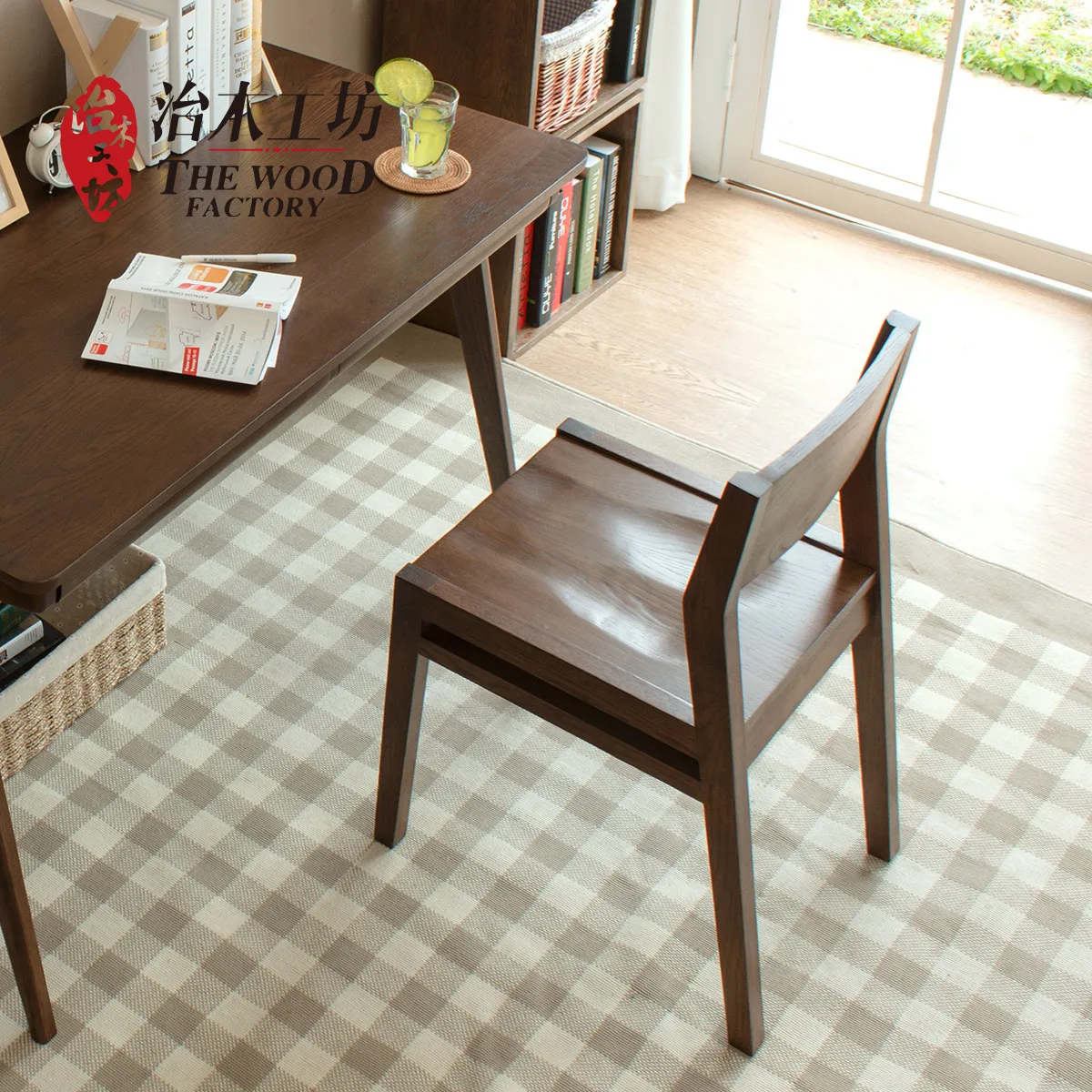 Us 2350 Louis Fashion Dining Chair Pure Solid Wood American Black Walnut Color White Oak Study Meal Furniture In Dining Chairs From Furniture On