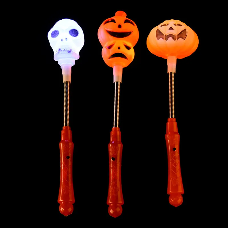 1pc pumpkin ghosts glow stick halloween glow sticks plastic led light stick halloween costume glow party - Glow Sticks For Halloween 1pc pumpkin ghosts glow stick halloween glow sticks plastic led light stick halloween costume glow party - Glow Sticks For Halloween