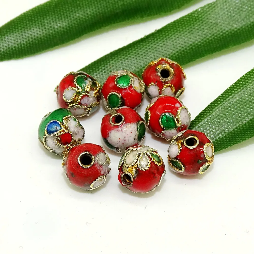 Diy Jewelry Cloisonne Colored Beads For Handmade Wear Bead Materials