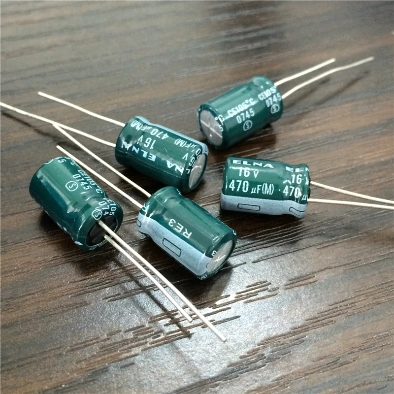 10 шт. 470 мкФ 16В ELNA Япония RE3 серии 8х11 5 мм 16V470uF аудио конденсатор|audio capacitor|470uf 16velna audio