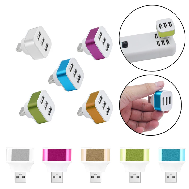 

2.0 HUB Expander Rotates The 3-port Extended USB Splitter USB HUB Hub Converter Adapter for Laptop PC Tabs Usb Hub