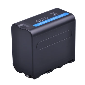 

1Pcs 7.2V 7200mAh NP-F970 NP-F960 Camera Battery with LED Power Indicator for Sony NP-F960 NP-F970 Battery NP F960 Batteria
