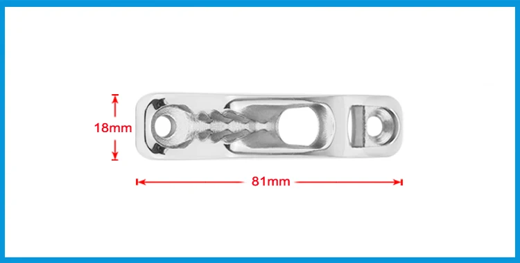 2 шт., 316, нержавеющая сталь, для лодок, клещи, канат, клиат, клиат, линия, клиат, части для лодок, оборудование для плавания, каяк, морские аксессуары