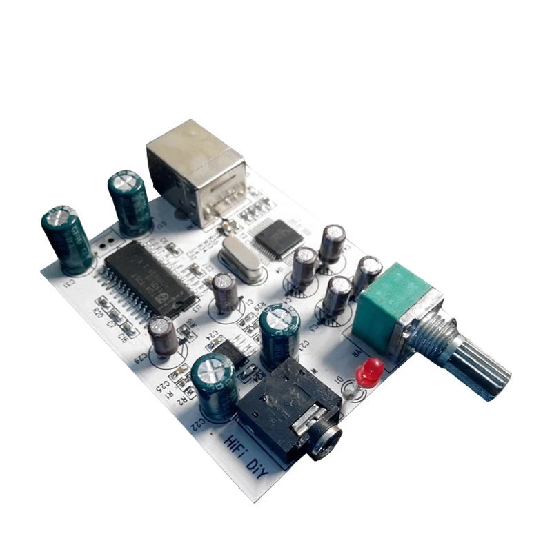 CM108 + TDA1305T TDA1308 IIS/I2S до 3 5 мм выход USB Amp звуковая карта DAC декодер для Hi Fi