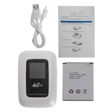 4G Мобильный беспроводной мини Wi-Fi MiFi LTE МОДЕМ WiFi 4G маршрутизатор с слотом для sim-карты