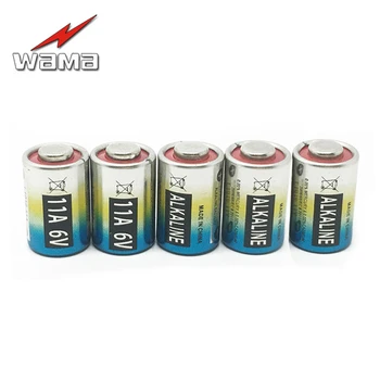 

5pcs/lot WAMA 11A 6V Primary Dry Batteries L1016 Alkaline Car Key Remote Battery Drop Ship