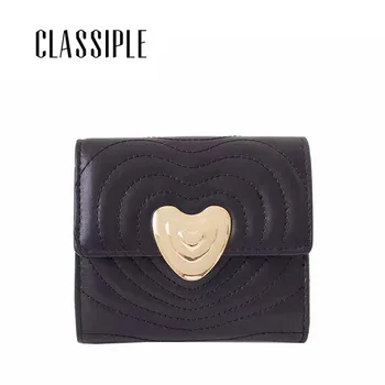 

2019 Black Women Wallet Split Leather Short Wallet Womens Wallets Fashion Simple Ladies Purses Hasp Solid High Capacity Ins Hot
