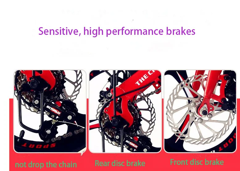 Perfect 2019 newest!!! 16 inch High carbon steel folding frame bike Ultra-light, mini, variable speed, shock absorption bicycle 11