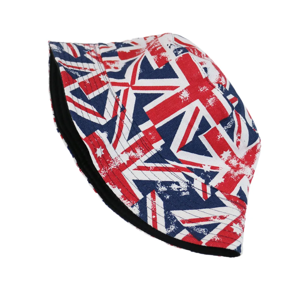 Bucket Hat Men Women Hip Hop Hat Panama Cap Beach Sun Cotton Flag Graphic Climbing Hunting Outdoor Fishing Accessory (5)