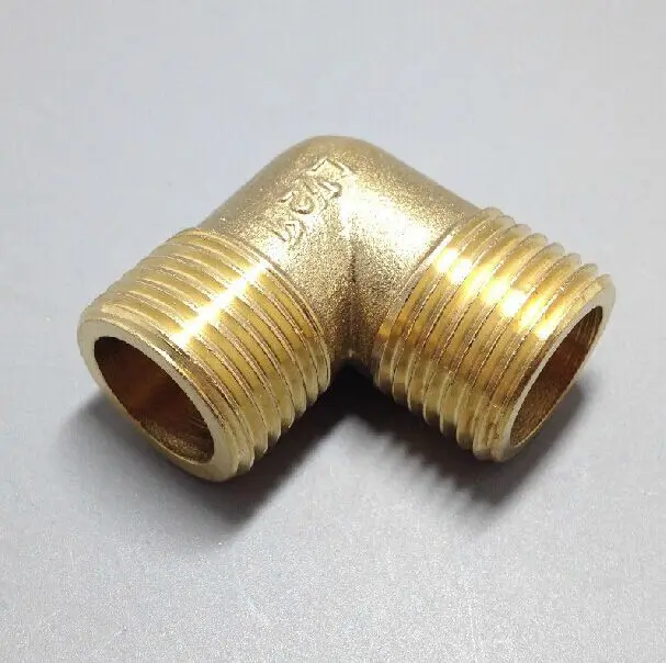 

1/2" BSPP Connection 90Degree Elbow Male Pipe Brass Adapter Coupler