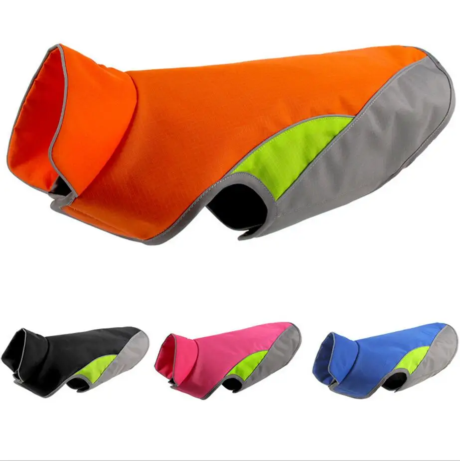 

Pet Dog Jacket Vest Leash Hole Sportive Waterproof Safety Reflective Coat for Small Medium Large Dogs XS S M L XL 2XL