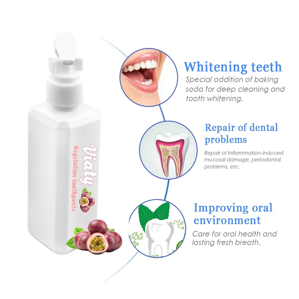 Зубная паста ежедневное использование ухода за зубами Домашнее использование 1 шт. удаление пятен отбеливание борьба кровотечение десны Освежающая зубная паста натуральный July11