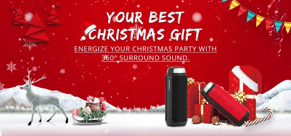 Tronsmart Element T6 Bluetooth Speaker Portable Soundbar Bluetooth 4.1 Audio Receiver Wireless Mini Speaker for Music MP3 Player