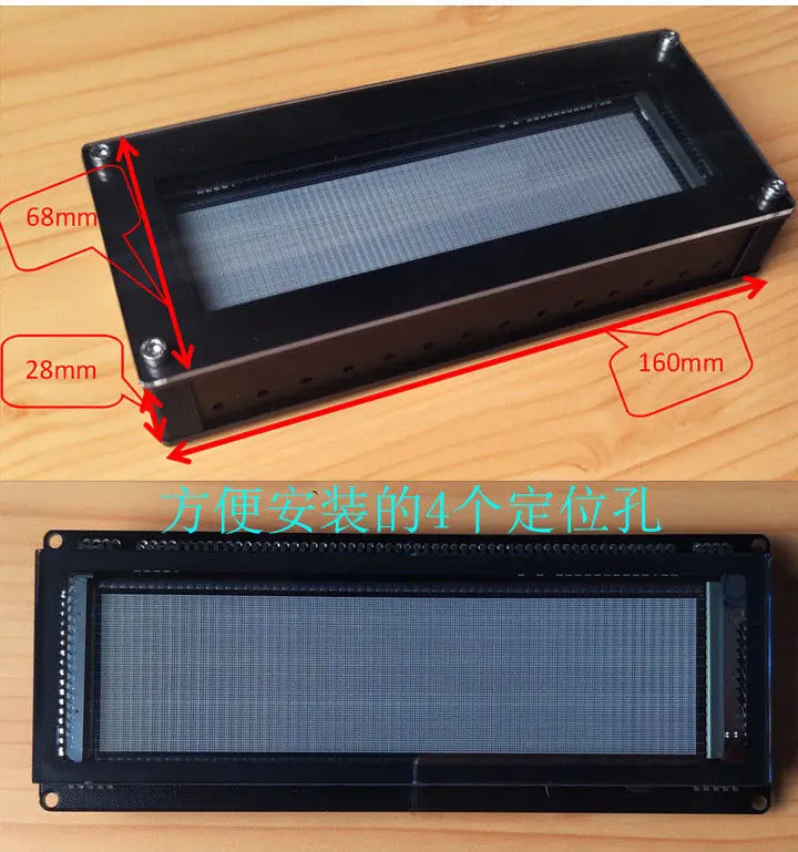 Wi Fi VFD Индикатор музыкального спектра дисплей часов VU измеритель уровня звука