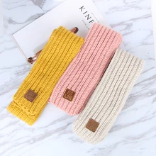 1 шт. детский модный вязаный воротник шарф на шею шейный платок теплый нагрудник для взрослых вязаный шарф зимние теплые шарфы