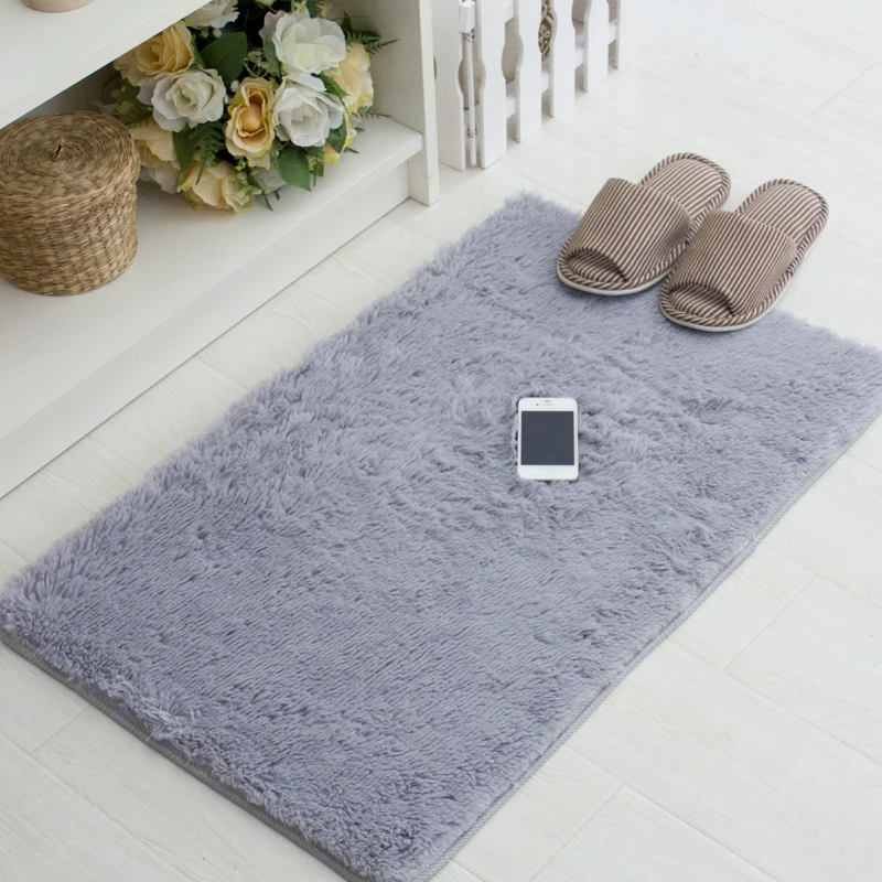 50*80CM non slip bath mats/rugs Dark gray / purple / pink / brown Free