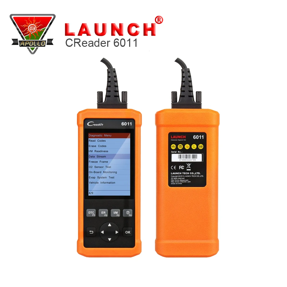imágenes para 2017 herramienta de diagnóstico de obdii coches launch creader diy cr6011 obd2 scanner tool con abs, srs, prueba del sensor de O2 imágenes para 2017 herramienta de diagnóstico de obdii coches launch creader diy cr6011 obd2 scanner tool con abs, srs, prueba del sensor de O2