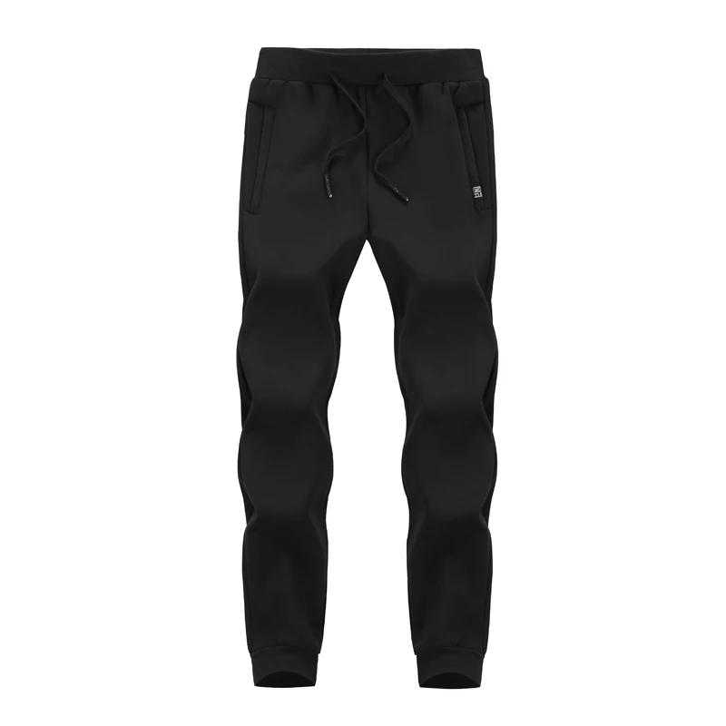 Thick Fleece Jogger Mens Pants Cotton Trousers Male Winter Warm Velvet Sweatpants Tracksuit Joggers Autumn Winter L-8XL