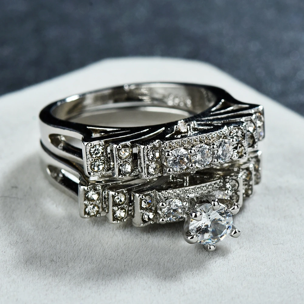 925 anillos серебряное Новое модное женское элегантное циркониевое кольцо, ювелирное изделие серебряного цвета, обручальные кольца для женщин, размер 5 6 7 8 9 10 11