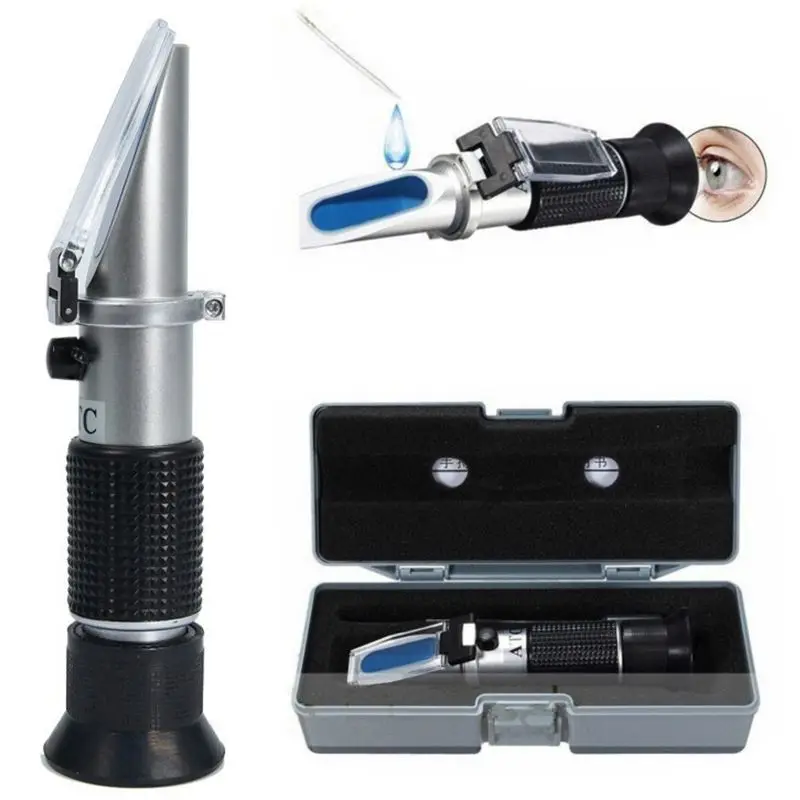 Handheld Refractometer Car Antifreeze Battery Acid Engine Coolant