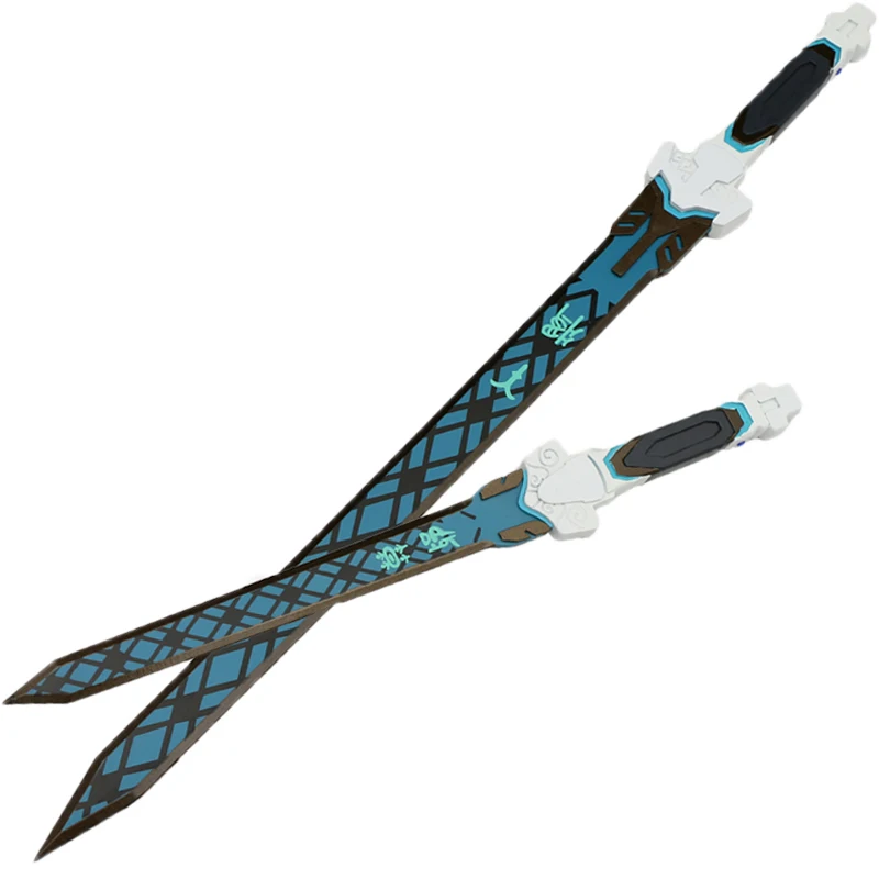 Игра OW Косплей Гэндзи деревянный меч оружие белый тигр Wakizashi косплей