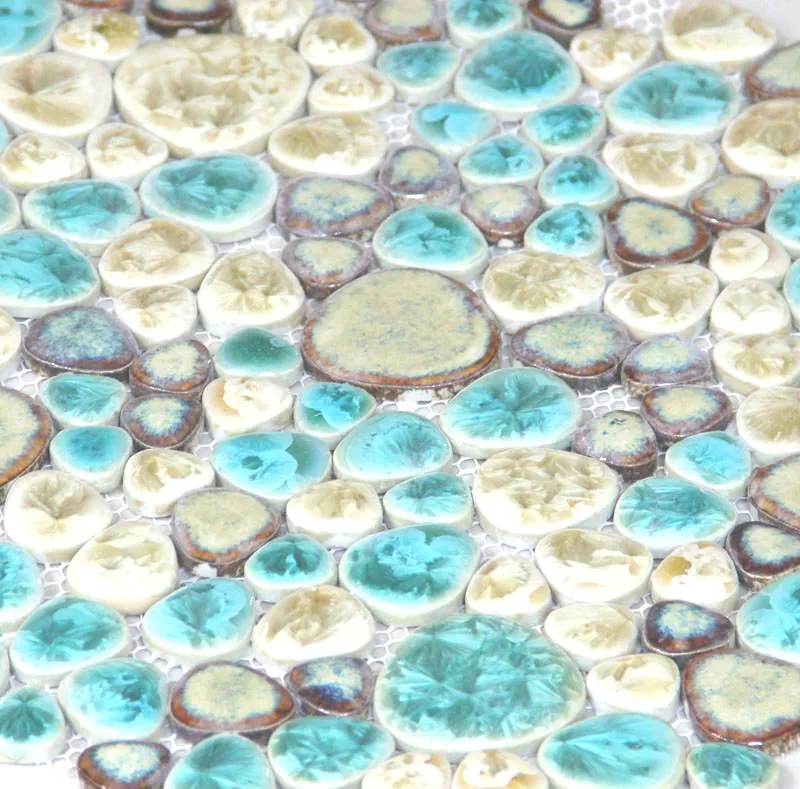 Nieuwe keramische kiezel mozaïek tegel keuken backsplash tegel badkamer