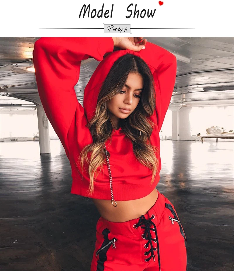 Women High Waist Hip Hop Pants Casual Carrot Pant Bandage Elastic Waist Bloomers Ladies Leisure Pantalettes Knickerbockers Red (2)