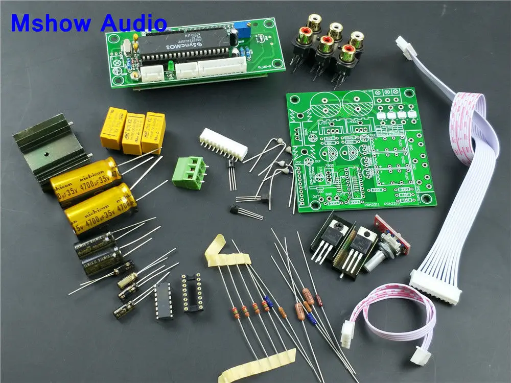 Обновление PGA2311 стерео регулятор громкости предусилитель HIFI DIY KIT