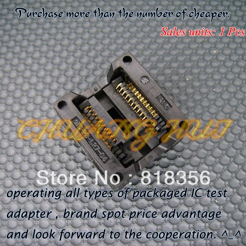300mil SOP20 IC Test Socket OTS 28(20) 1.27 04 SOIC20 IC Socketin Demo