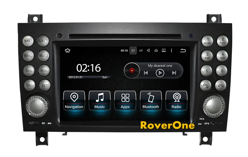 Discount RoverOne Android 7.1 Car Multimedia Player Radio Stereo For Mercedes R171 SLK200 SLK230 SLK250 SLK280 SLK300 SLK350 W171 SLK55 3