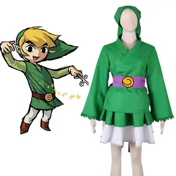 

High-Q Unisex Cos The Legend of Zelda link Lolita Cosplay Costumes Top