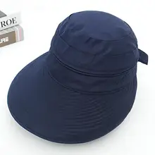 Корейская версия УФ-защиты средство для защиты от солнца женский головной Убор От Солнца пляжная шляпа двойного назначения молния шляпа с пустым верхом
