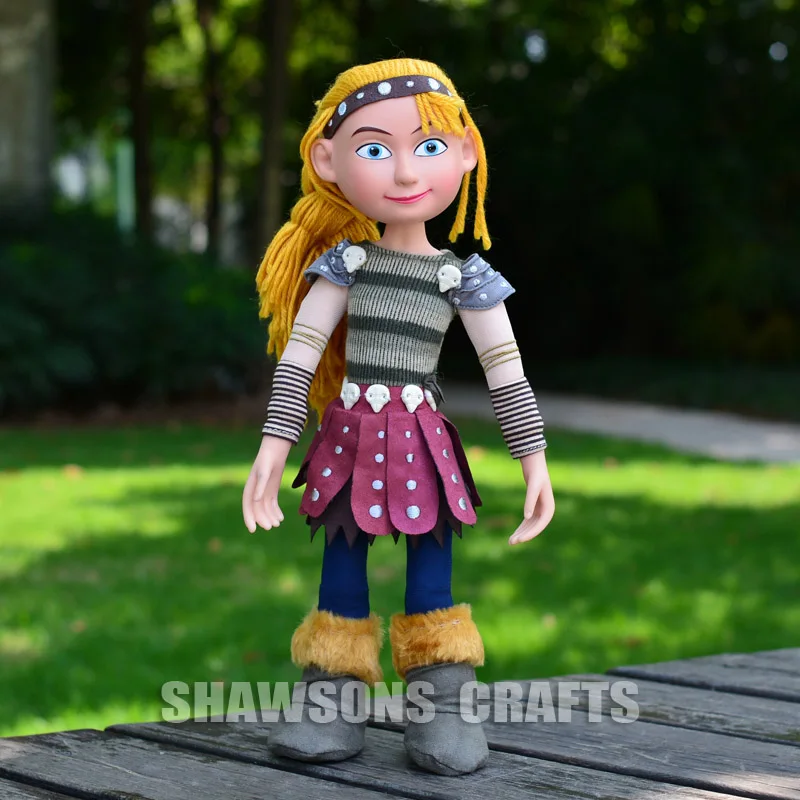 

HOW TO TRAIN YOUR DRAGON 2 TOYS 15" ASTRID PLUSH SOFT DOLL POSEABLE FIGURE